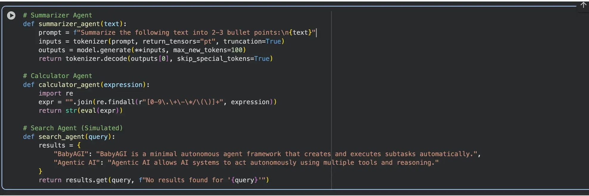 Define Agentic Tools