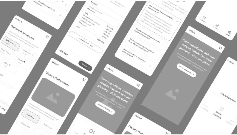 Food Ordering App Interface